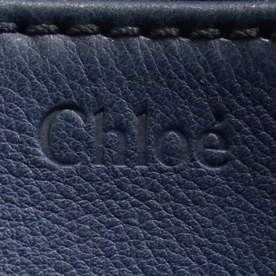 Chloe Leather Cary Satchel Petrol 7 of 11