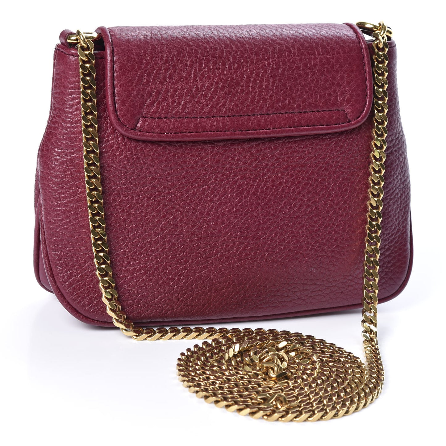 Cellarius Calfskin Small 1973 Chain Shoulder Bag Cherry Gloss
