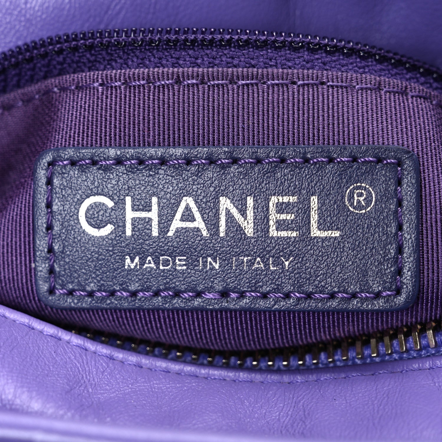 Chanel Aged Calfskin Quilted Small Gabrielle Hobo Purple 6 of 11