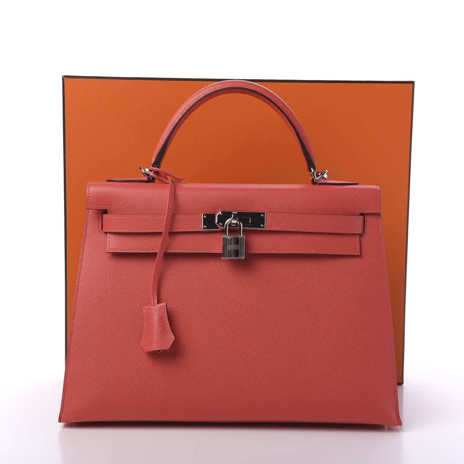 Hermes Epsom Kelly Sellier 32 Rose Jaipur 9 of 9