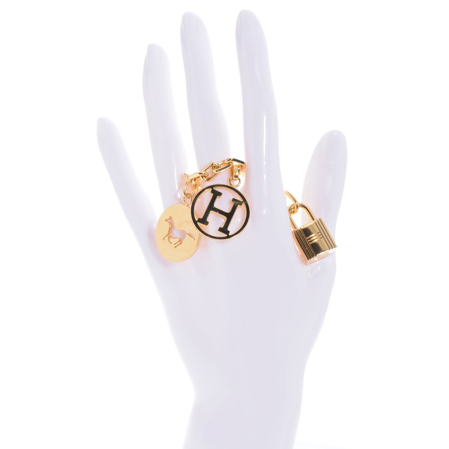 Breloque Bag Charm Gold