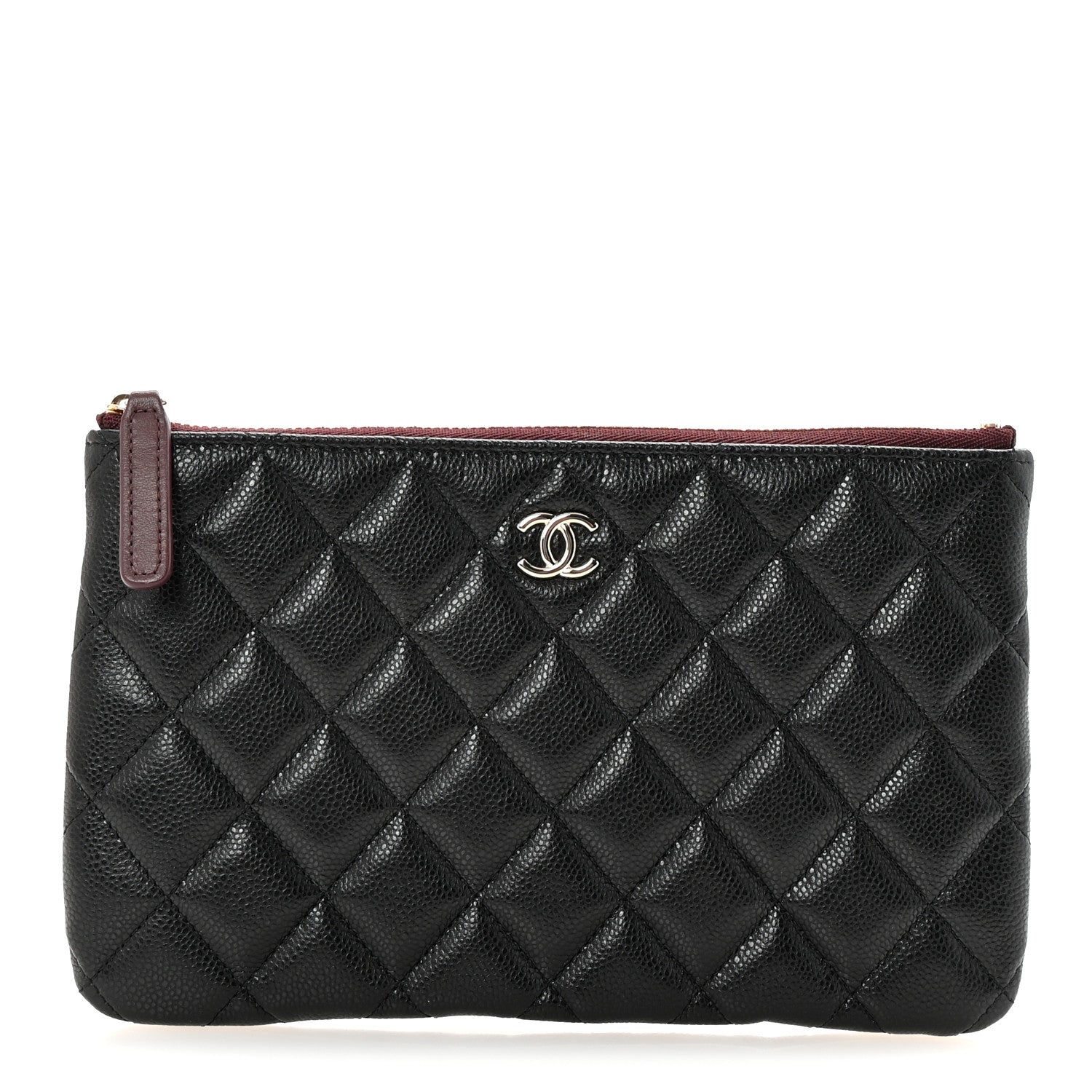 Chanel Caviar Quilted Cosmetic Case Black 1 of 8