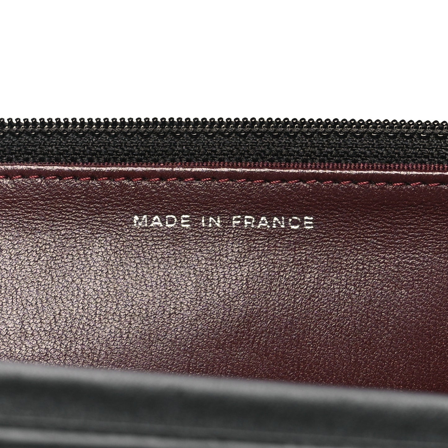 Lambskin Quilted Wallet On Chain WOC Black