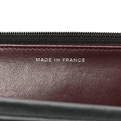 Chanel Lambskin Quilted Wallet On Chain WOC Black 7 of 12