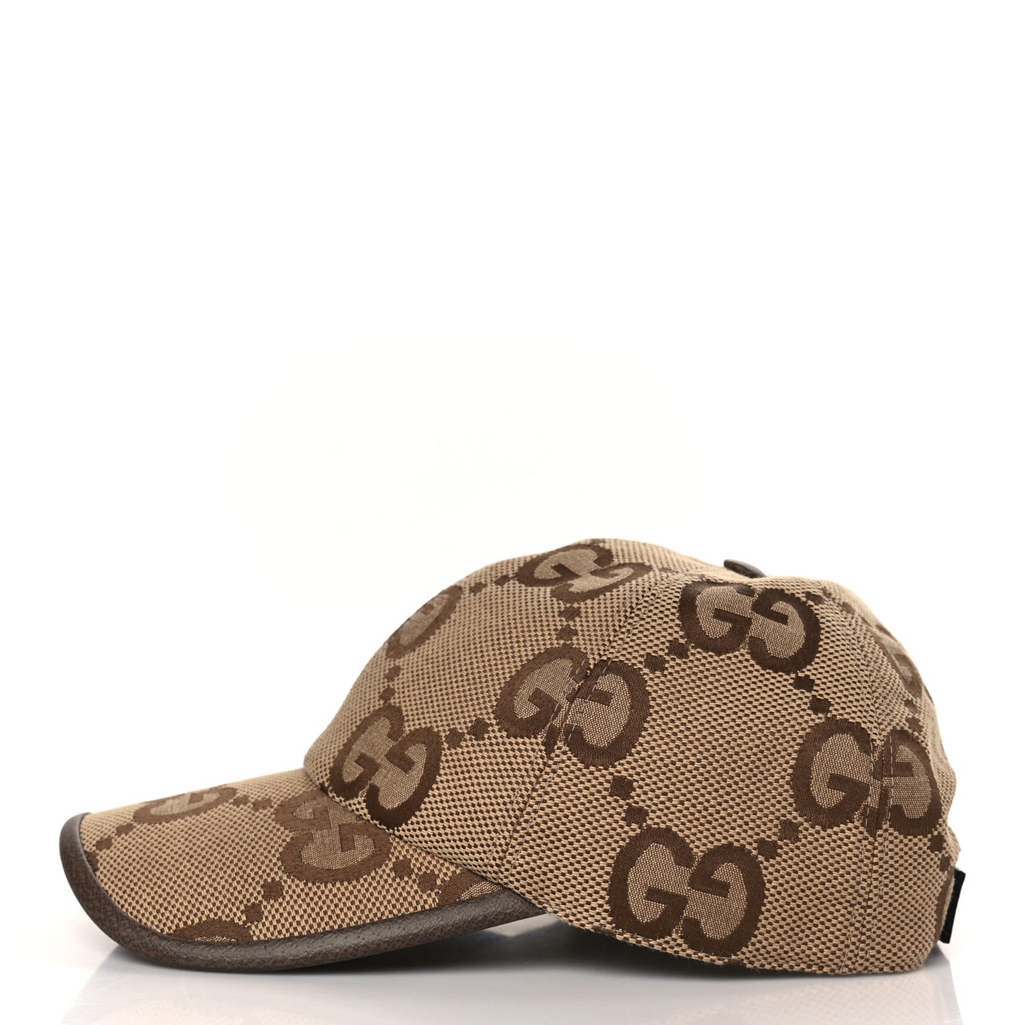 Monogram Jumbo GG Baseball Hat M 57 Camel Ebony
