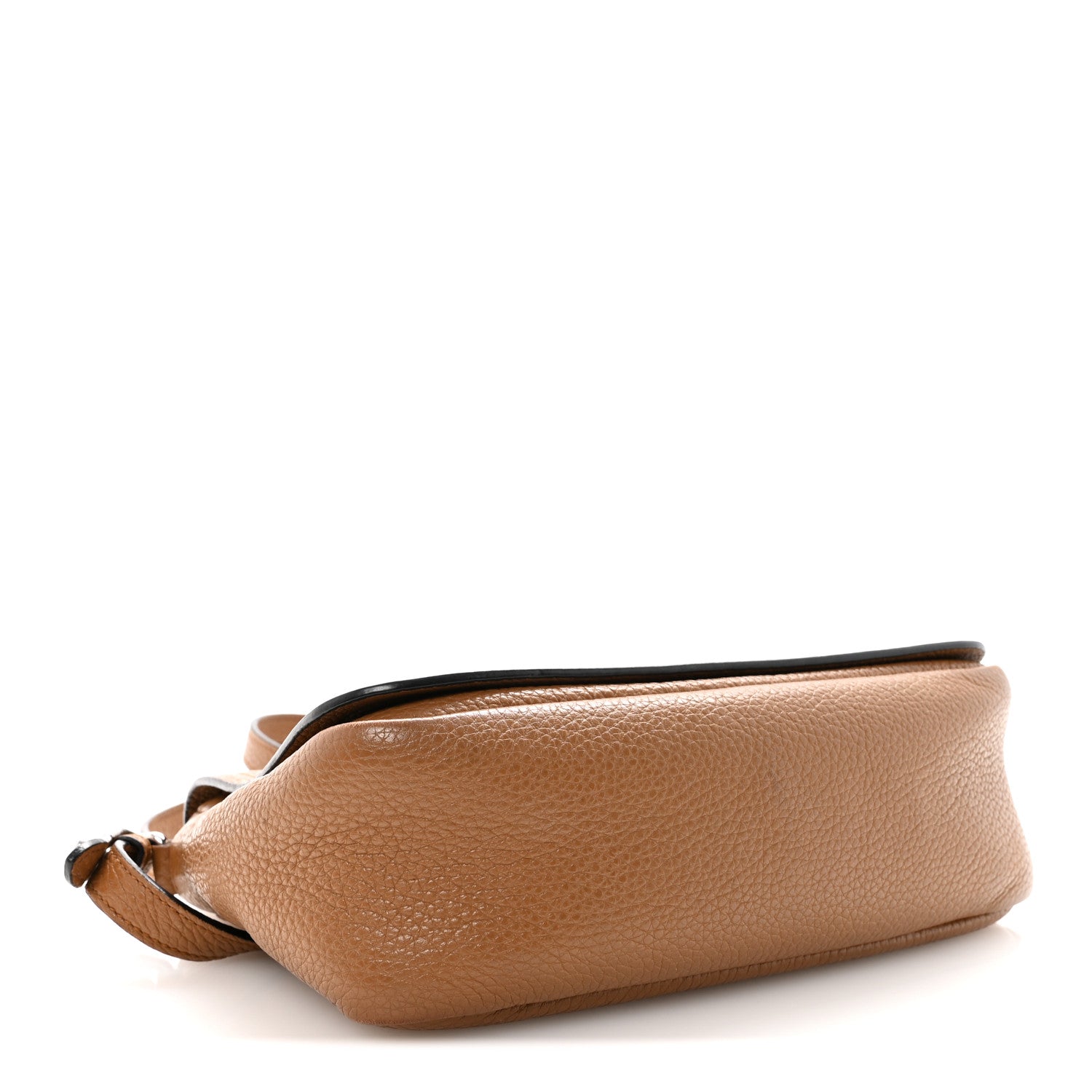 Prada Vitello Daino Soft Flap Crossbody Caramel 4 of 10