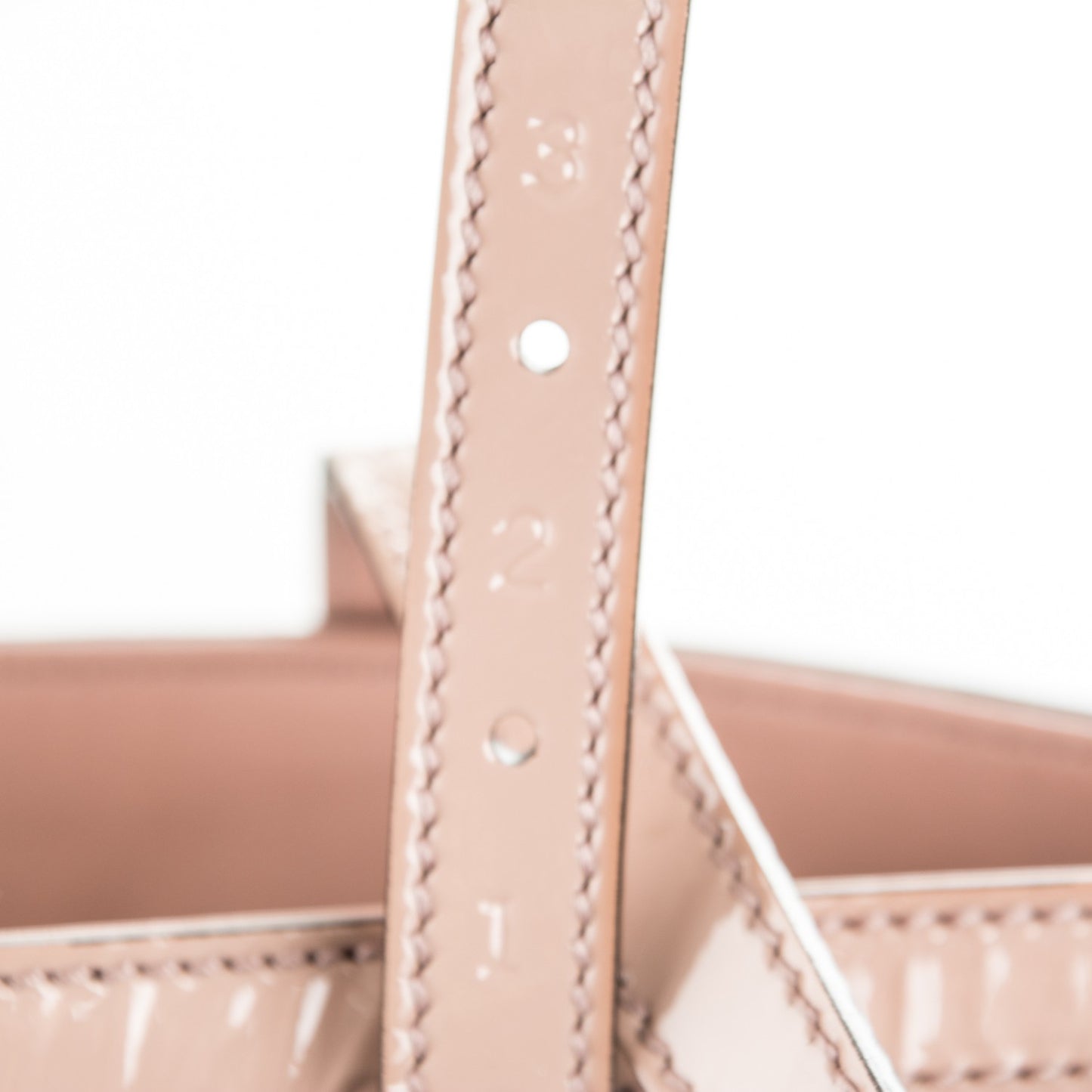 Patent Microguccissima Medium Nice Tote Dark Cipria