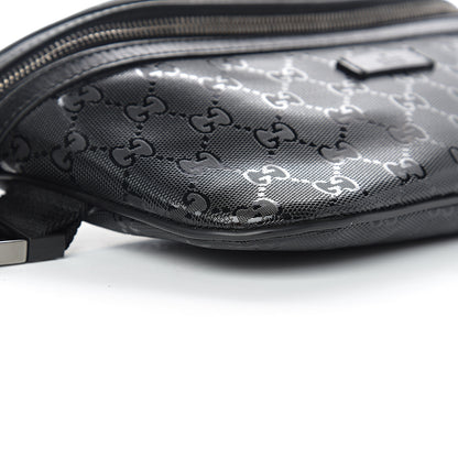 Gucci Imprime Monogram Belt Bag Black 8 of 9