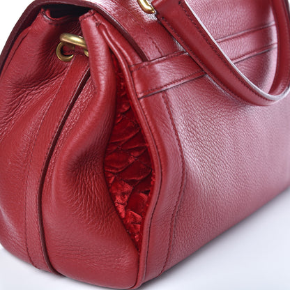 Dolce & Gabbana Calfskin Padlock Shoulder Bag Red 13 of 13