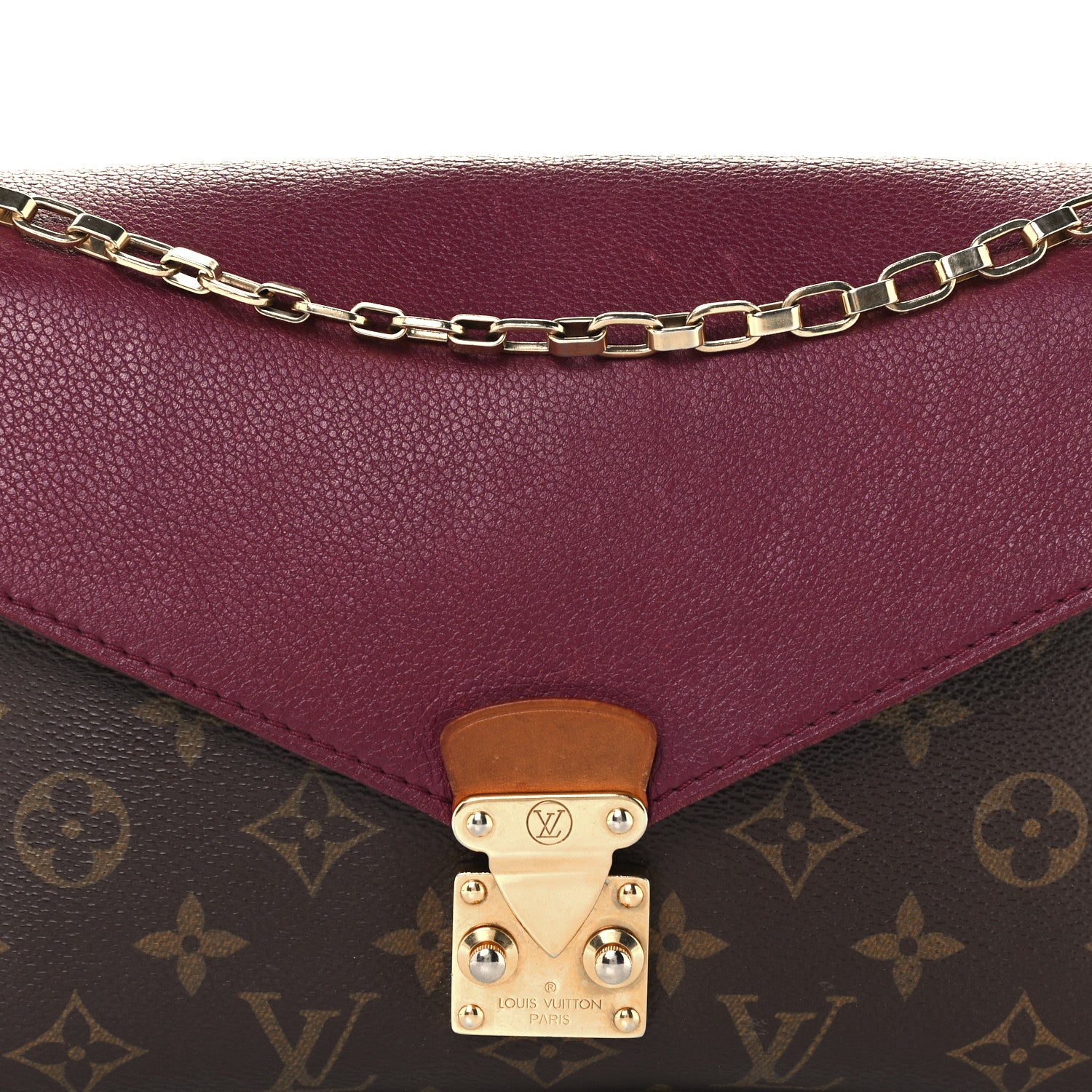 Louis Vuitton Monogram Pallas Chain Aurore 8 of 10