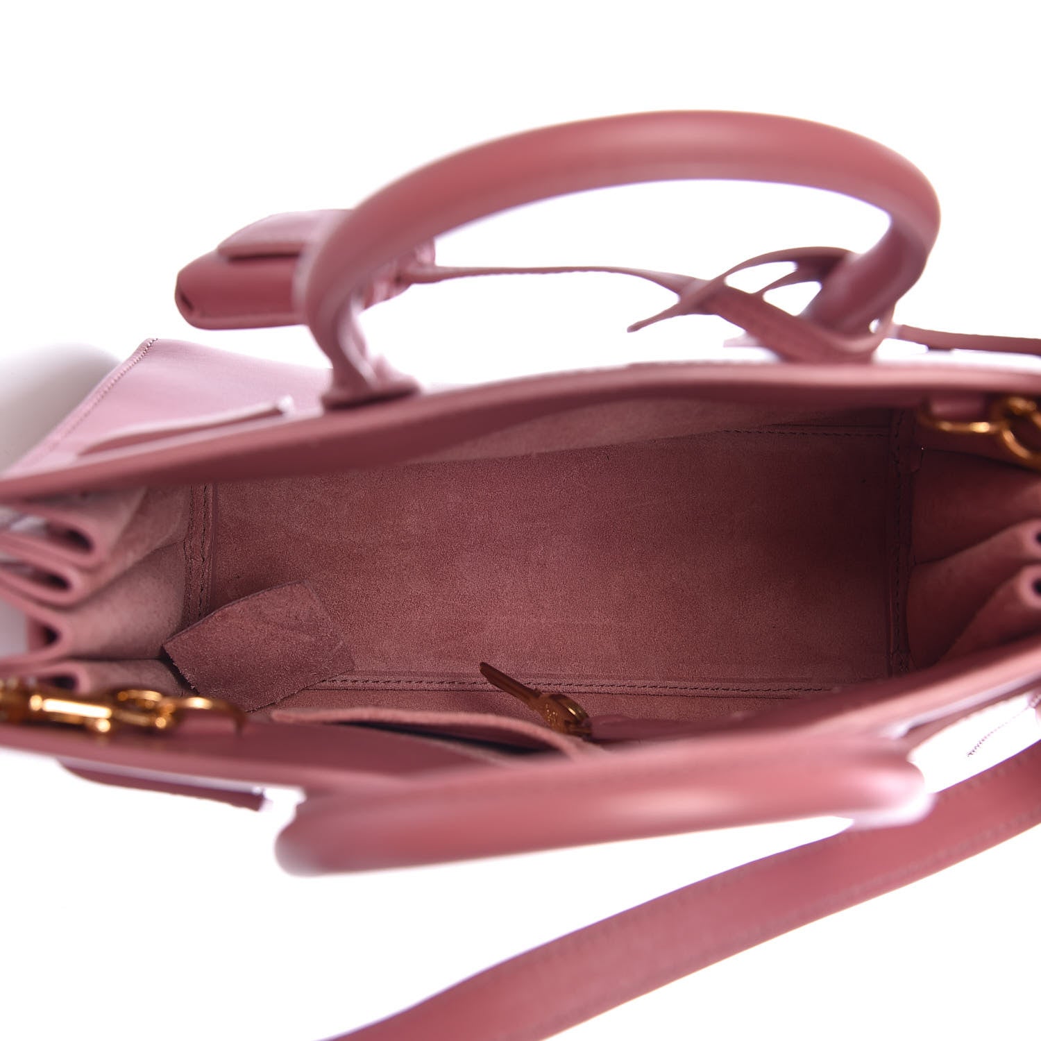 Saint Laurent Calfskin Nano Sac De Jour Rose Dark 5 of 17