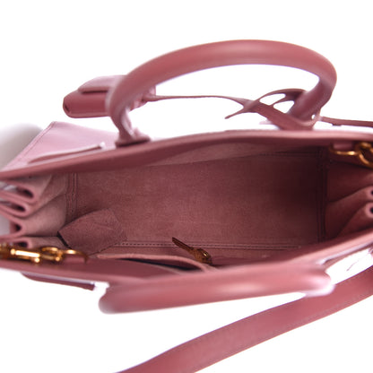 Saint Laurent Calfskin Nano Sac De Jour Rose Dark 5 of 17