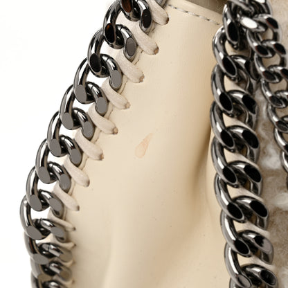 Stella McCartney Wool Fur Mini Falabella Tote White 10 of 10