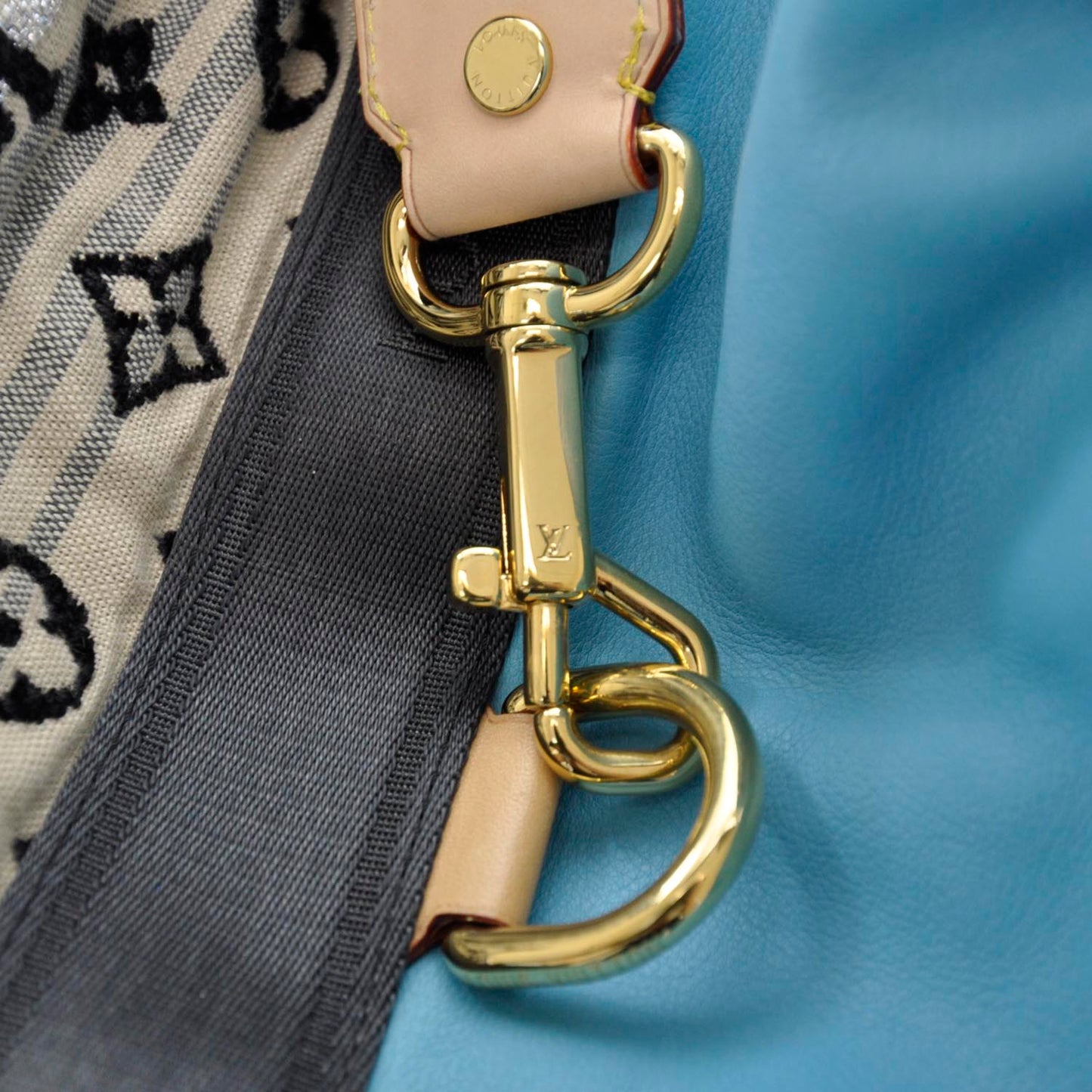 Monogram Cheche Gypsy GM Bag Blue