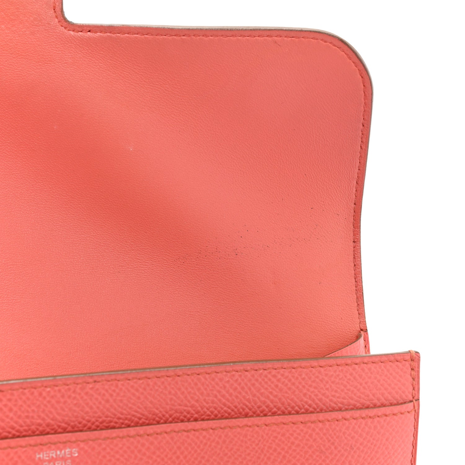 Hermes Epsom Constance Long Wallet Flamingo 11 of 15
