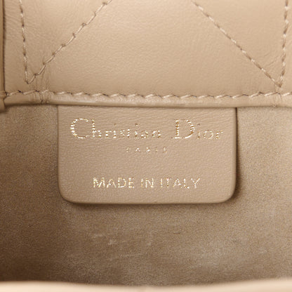 Christian Dior Calfskin Macrocannage Mini Book Tote Trench Beige 6 of 10
