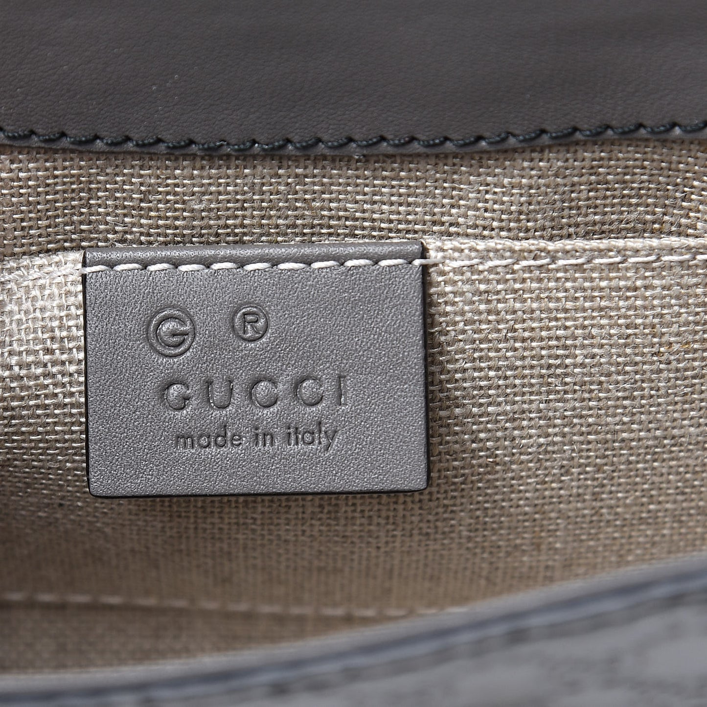 Soft Microguccissima Mini Emily Chain Shoulder Bag Loess