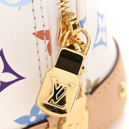 Louis Vuitton LV x TM Monogram Multicolor Alma BB White 10 of 10
