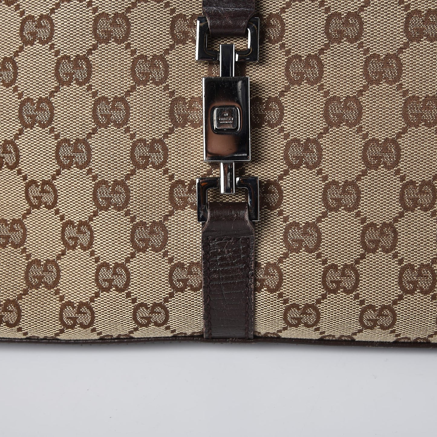 Monogram Small Bardot Brown