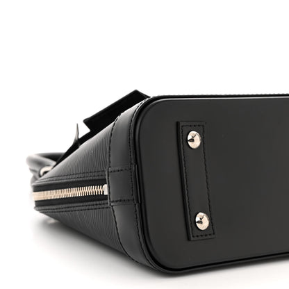 Louis Vuitton Epi Jacquard Alma BB Black 8 of 9