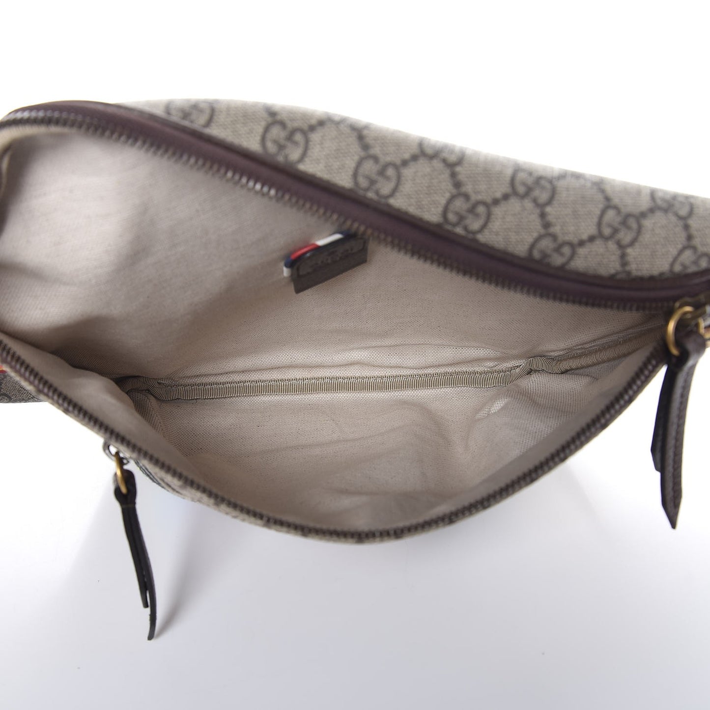 GG Supreme Monogram Courrier Belt Bag Beige New Acero