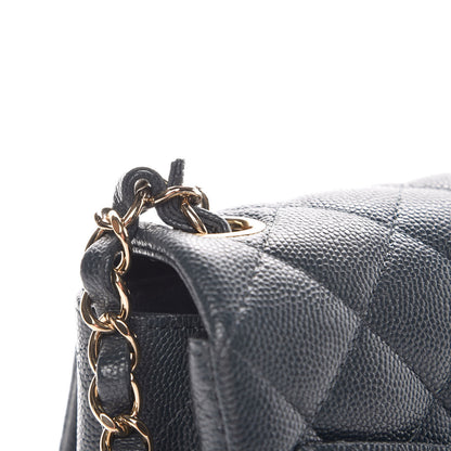 Chanel Caviar Quilted Mini Square Flap Dark Grey 8 of 9