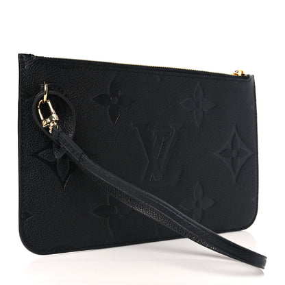 Louis Vuitton Empreinte Monogram Giant Neverfull MM Pochette Black 3 of 6