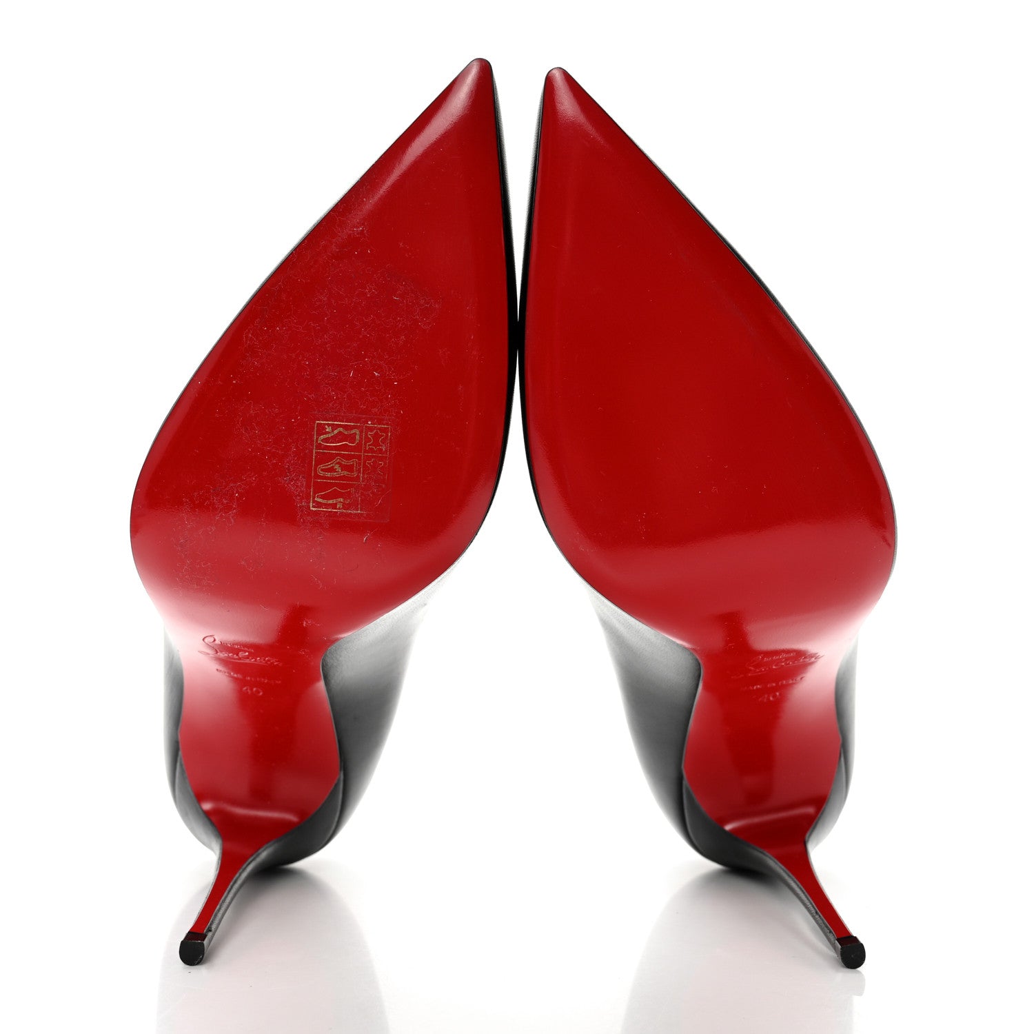 Christian Louboutin Shiny Nappa Decoltish 100 Pumps 40 Black 5 of 12