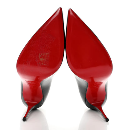 Christian Louboutin Shiny Nappa Decoltish 100 Pumps 40 Black 5 of 12