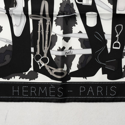 Hermes Silk Monsieur et Madame II Scarf 90 3 of 6