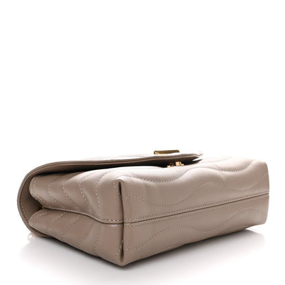 Louis Vuitton Calfskin LV New Wave Chain Bag Taupe 4 of 9