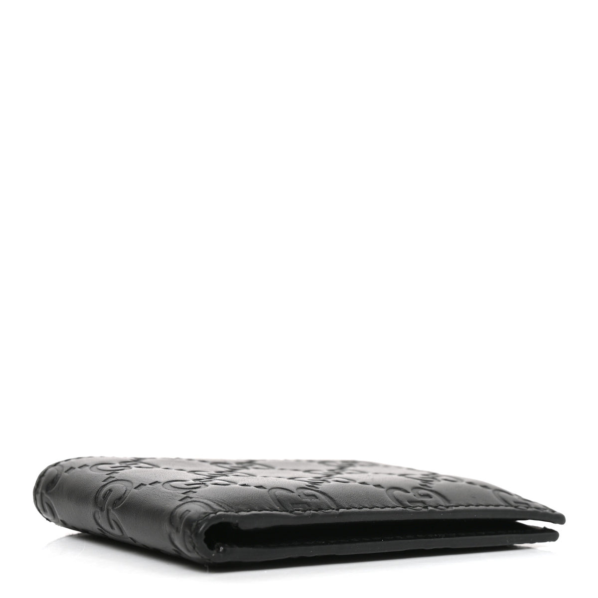Gucci Guccissima Bi-Fold Wallet Black 4 of 8