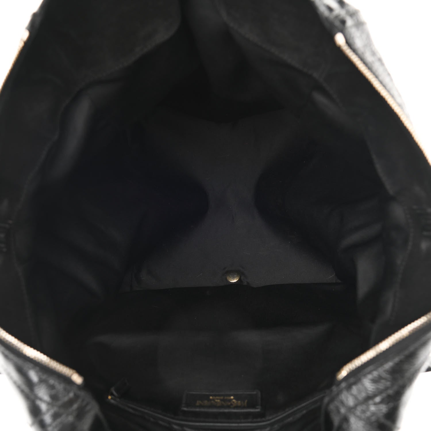 Saint Laurent Patent Large Downtown Tote Black 4 of 10