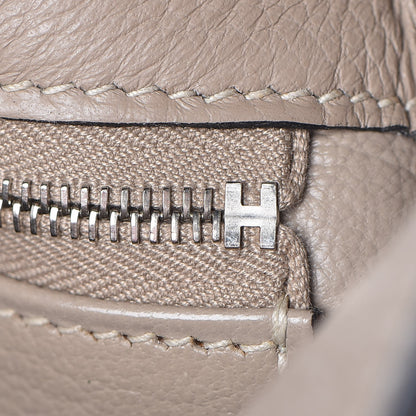 Hermes Taurillon Clemence Kelly Retourne 35 Gris Tourterelle 65 of 80