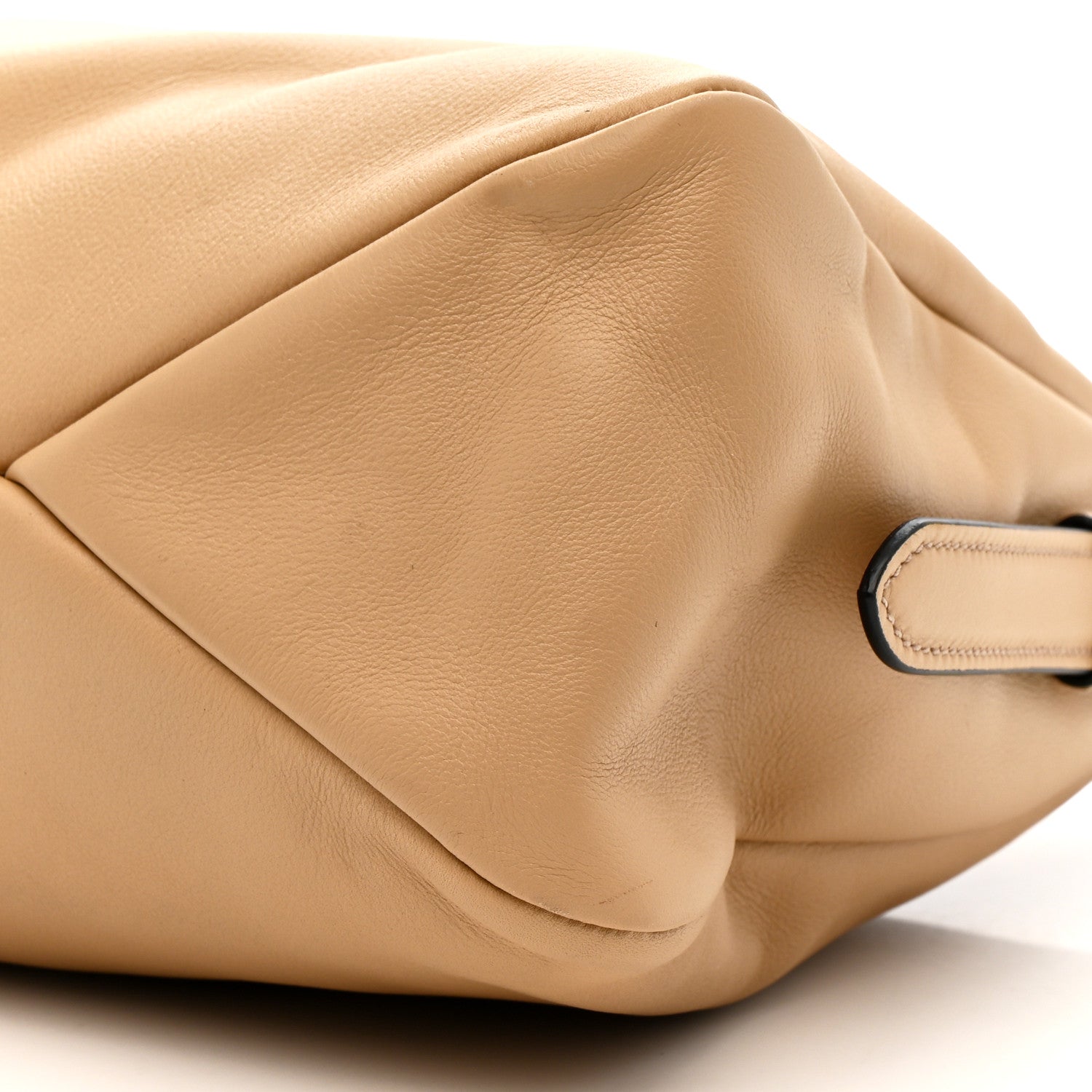 Prada Soft Calfskin Large Aimée Shoulder Bag Travertine 10 of 10