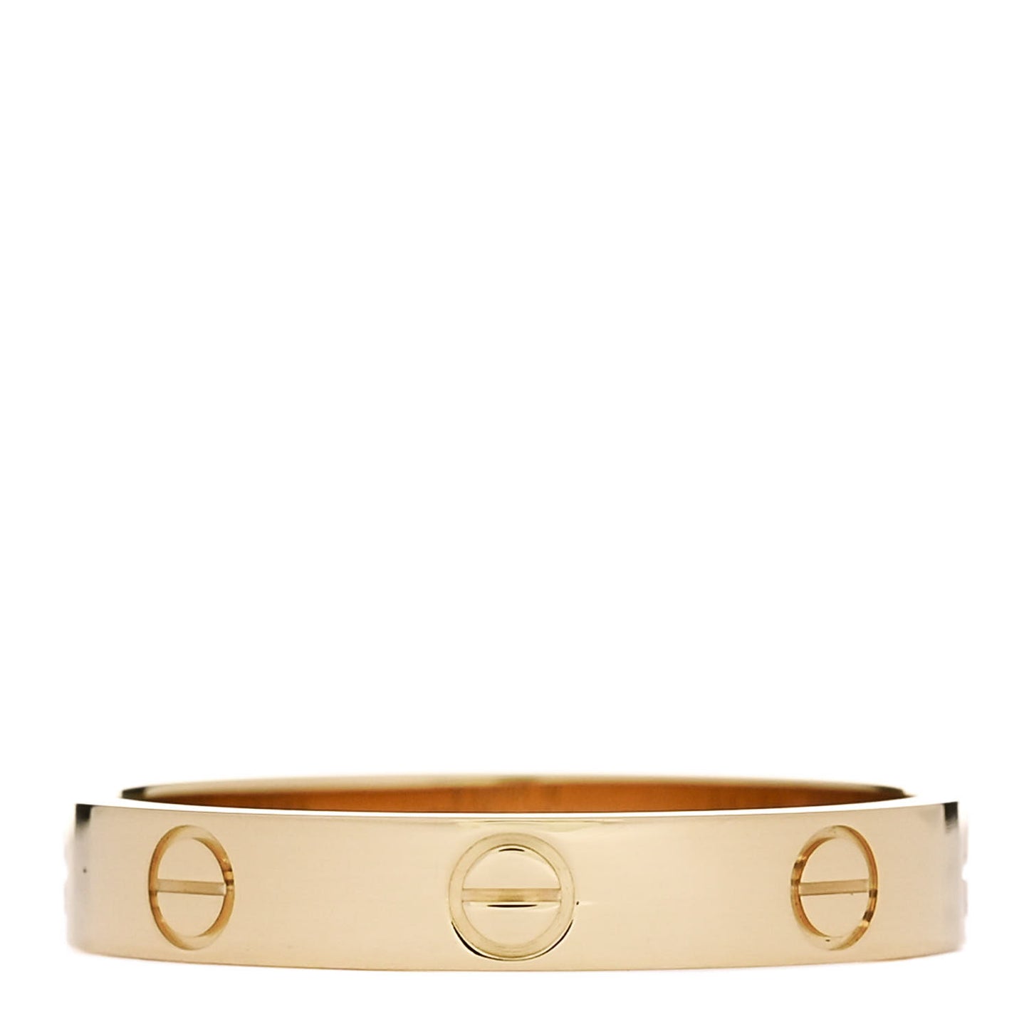 18K Yellow Gold 3.5mm LOVE Wedding Band Ring 60 9.25
