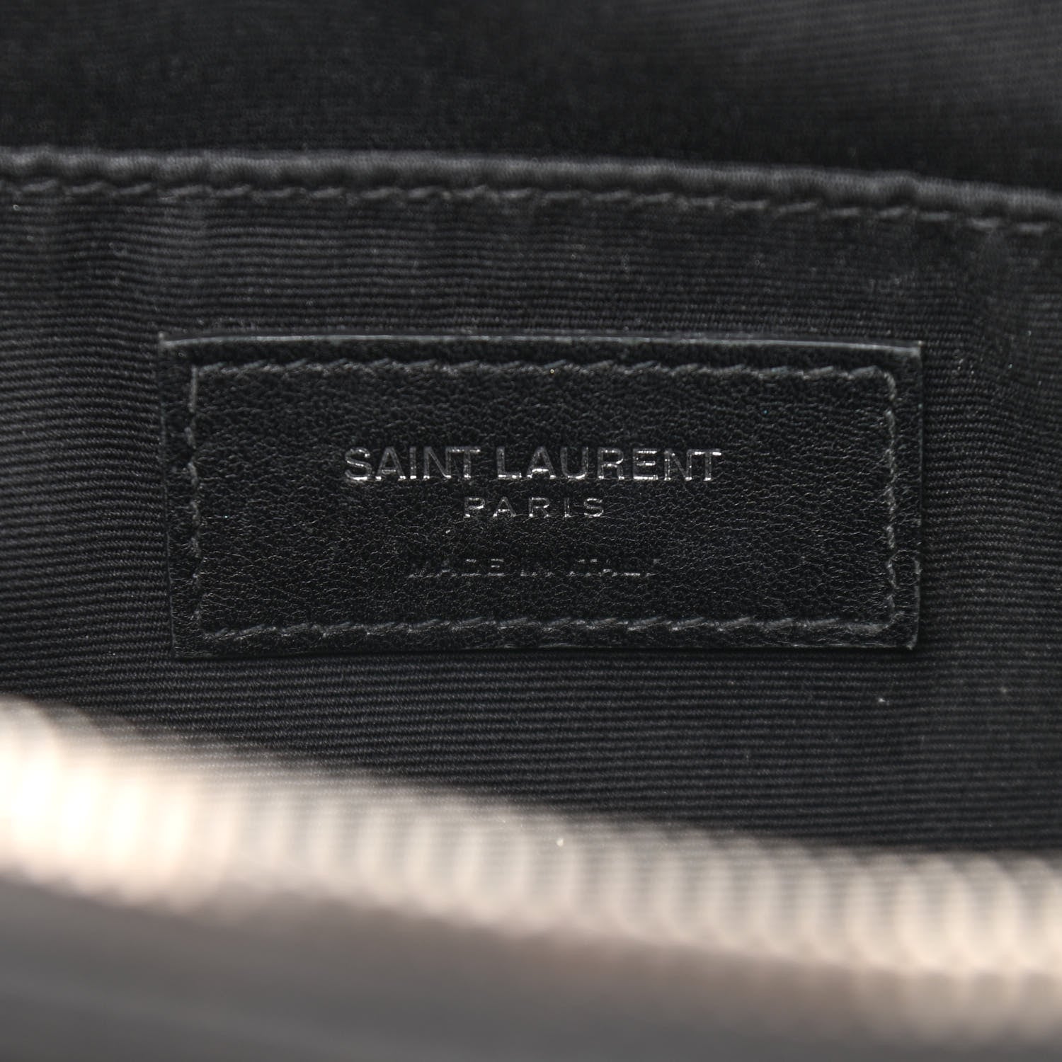 Saint Laurent Lambskin Monogram Small Lou Camera Bag Asphalt 6 of 18