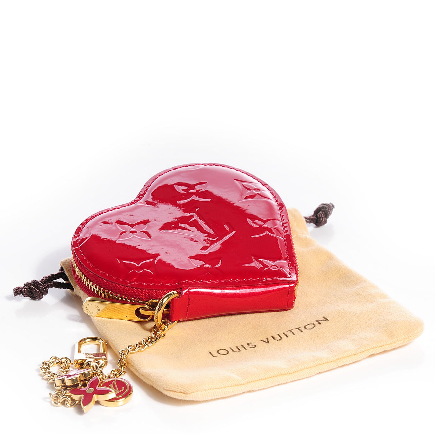 Vernis Coeur Heart Coin Purse Pomme D'Amour