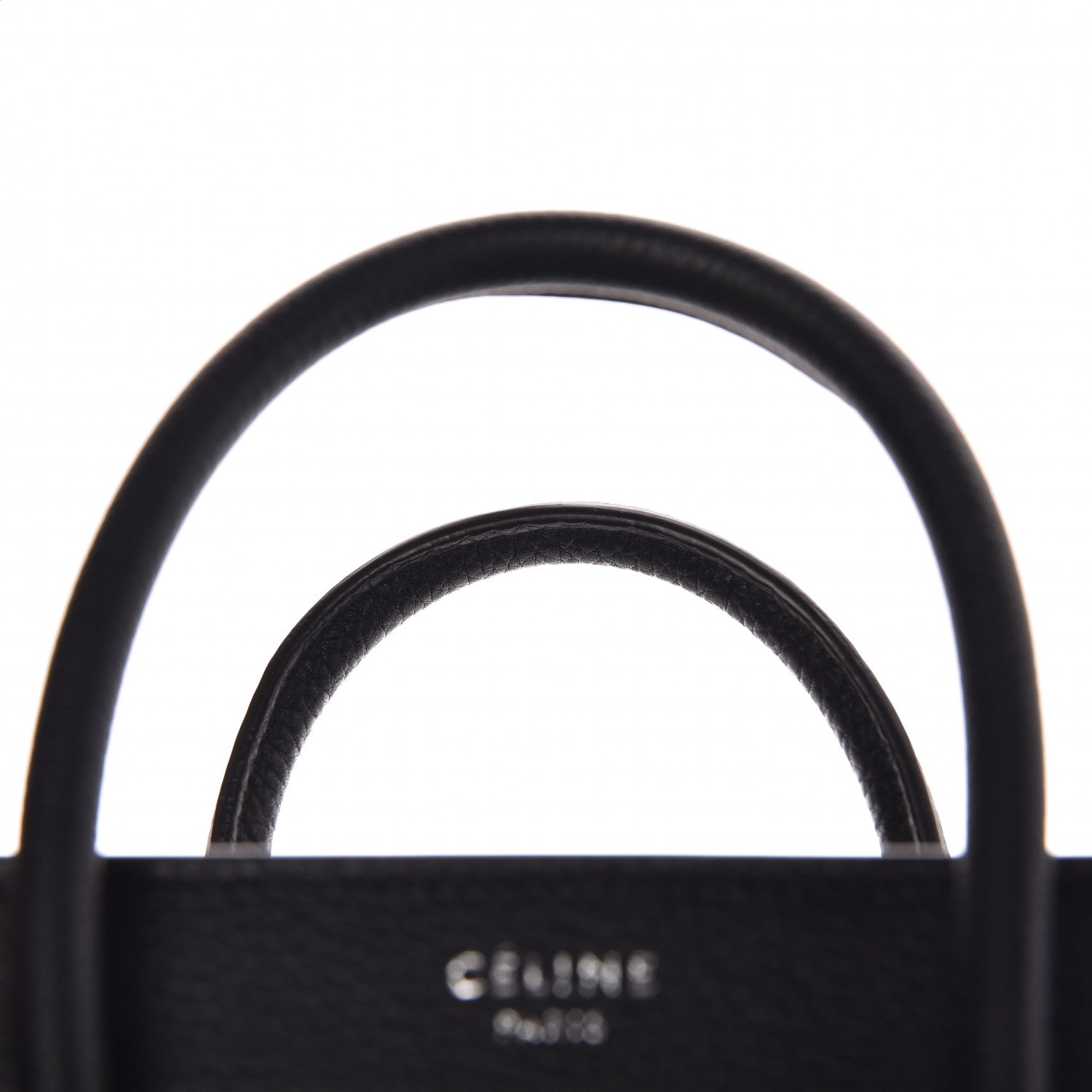 Celine Drummed Calfskin Nano Luggage Black 13 of 13