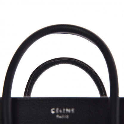 Celine Drummed Calfskin Nano Luggage Black 13 of 13