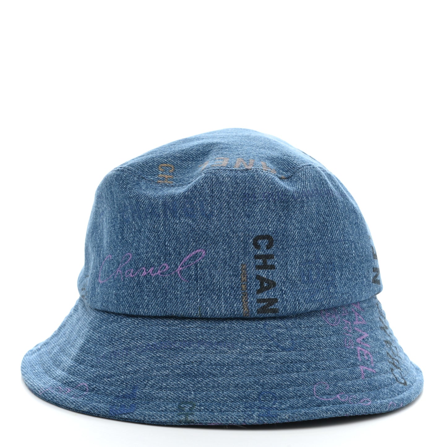 Denim Mood Cloche Bucket Hat S Blue