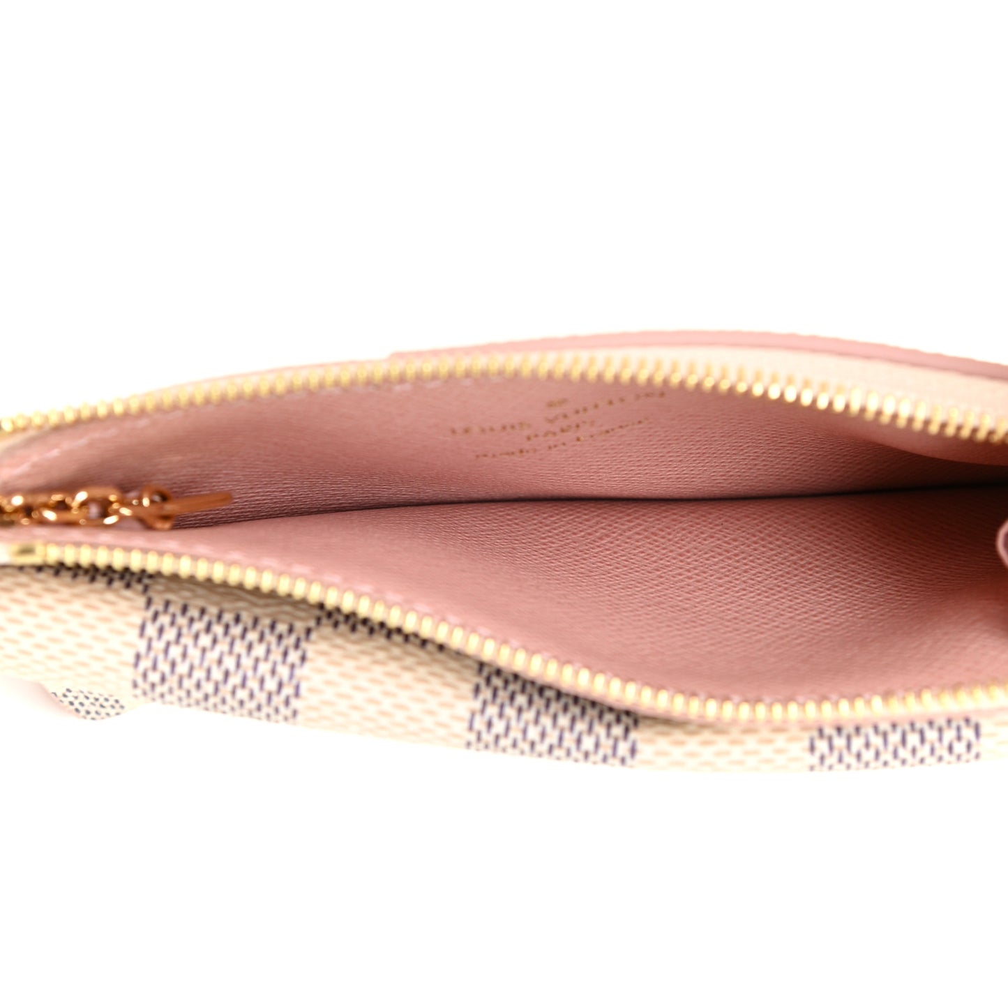 Damier Azur Recto Verso Card Holder Rose Ballerine
