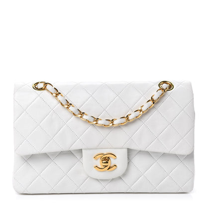 Chanel Lambskin Quilted Small Double Flap White 1 of 16