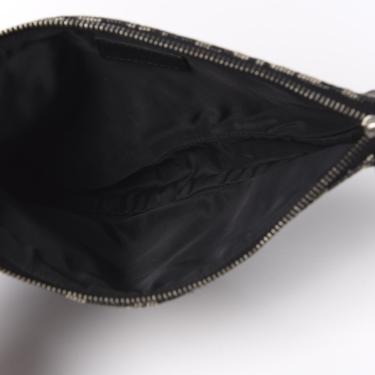 Monogram Mini Saddle Pochette Black