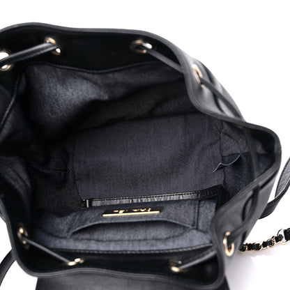 Chanel Lambskin CC Mania Backpack Black 5 of 13