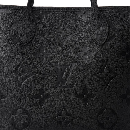 Louis Vuitton Empreinte Monogram Giant Neverfull MM Black 10 of 10