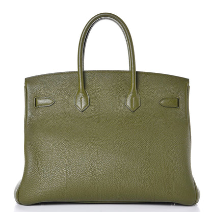 Hermes Togo Birkin 35 Vert Veronese 4 of 37