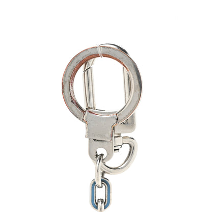 Louis Vuitton Metal Palladiium Finish Lacquer LV Initiales Bag Charm Key Holder 4 of 5
