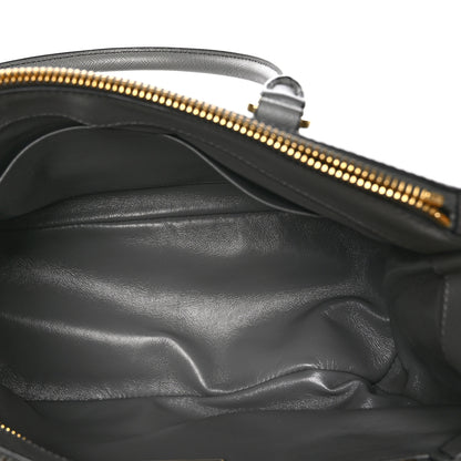 Prada Saffiano Ombre Small Galleria Double Zip Tote Gradient Slate Grey 5 of 11