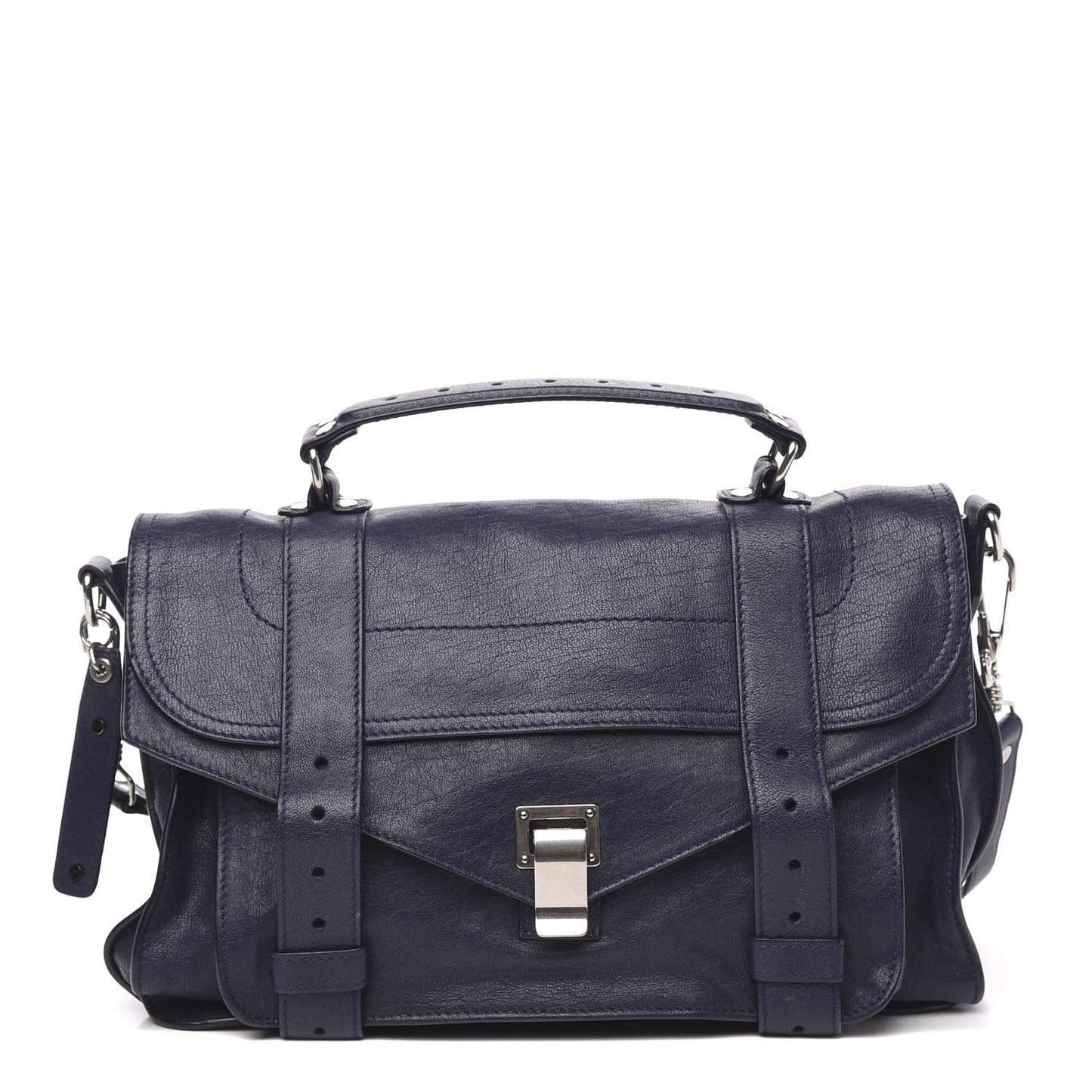 Lambskin Medium PS1 Satchel Midnight